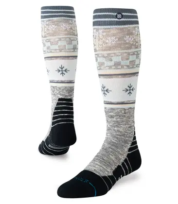Womens Flake Mid Poly Snow Socks