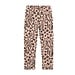 Beige / Spots and Stripes Print