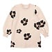 Beige / Bold Flower Print