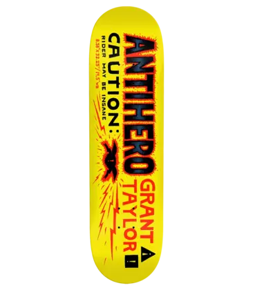 Grant Caution Skateboard Deck