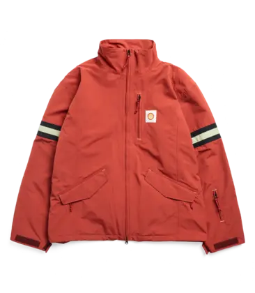 90s Bio Snowboard Jacket - Red, Black, Yellow