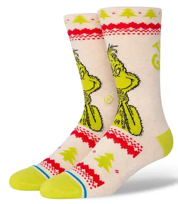 Grinch Sweater Crew Socks