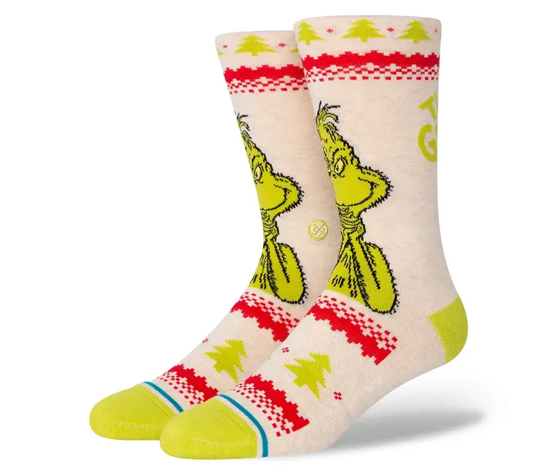 Grinch Sweater Crew Socks