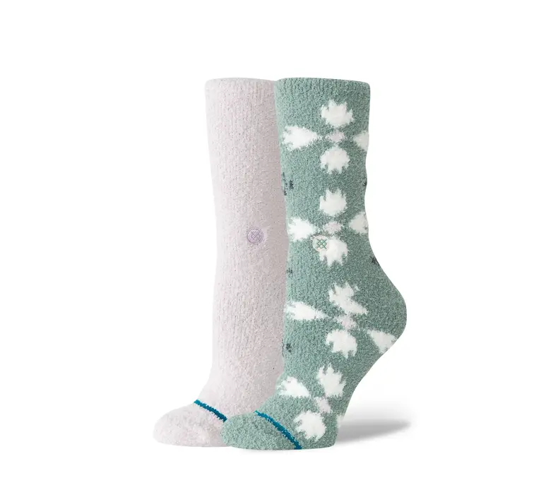 Women's Orchid Cozy Box Set of 2 socks