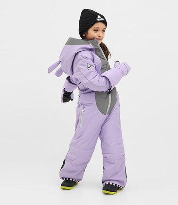BunnyDo Purple Reflective Kids Snowsuit