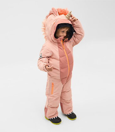UNIDO Girls Glitter One-Piece Snowsuit