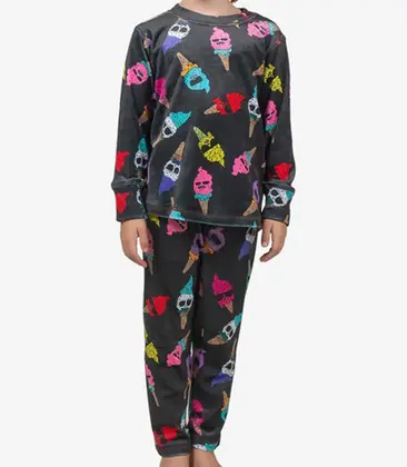 Kids Thermal Set - Milk Fleece