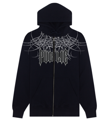 Public Snowboards General Zip Up Hoodie
