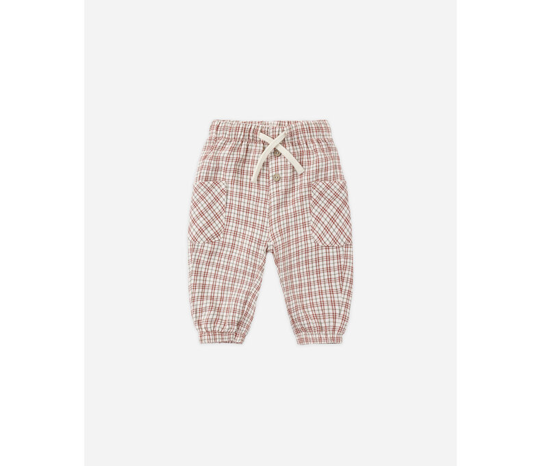 Luca Pant in Latte or Christmas Plaid