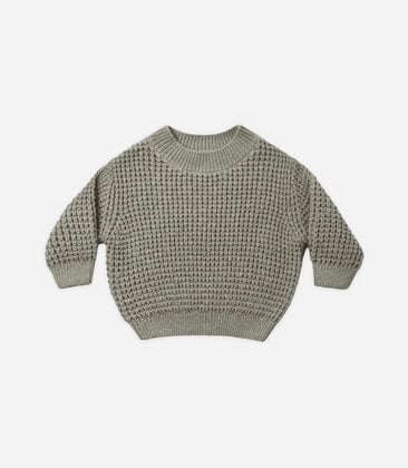 Chunky Knit Sweater in Spruce