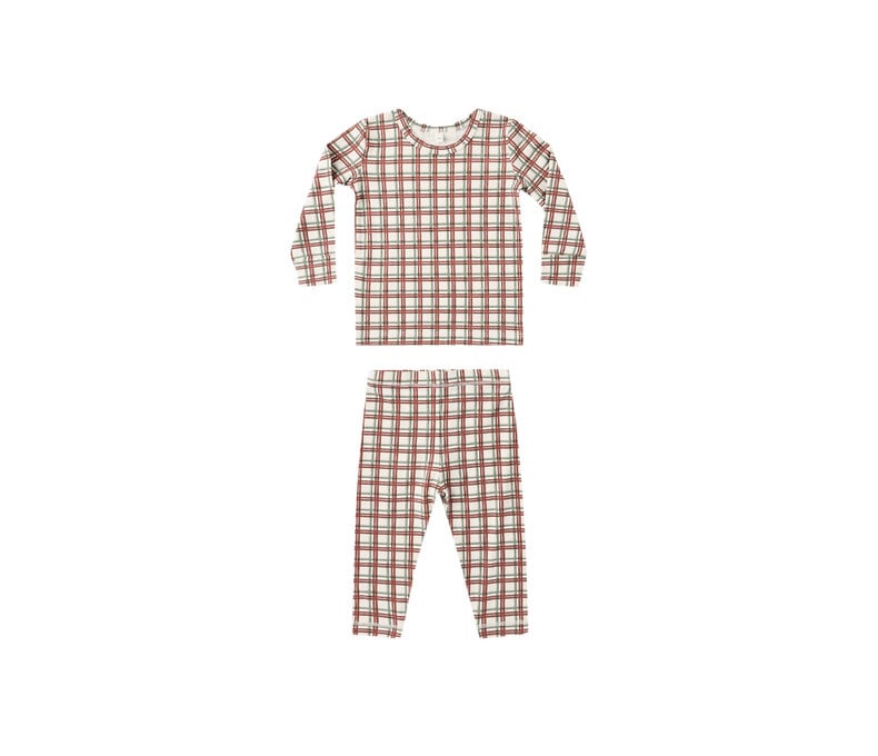 Bamboo Pajama Set in Floral or Check