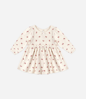 Alda Dress in Red Bows - 0-5 years