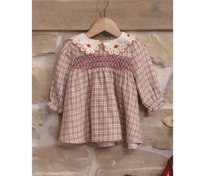 Callie Dress in Christmas Plaid