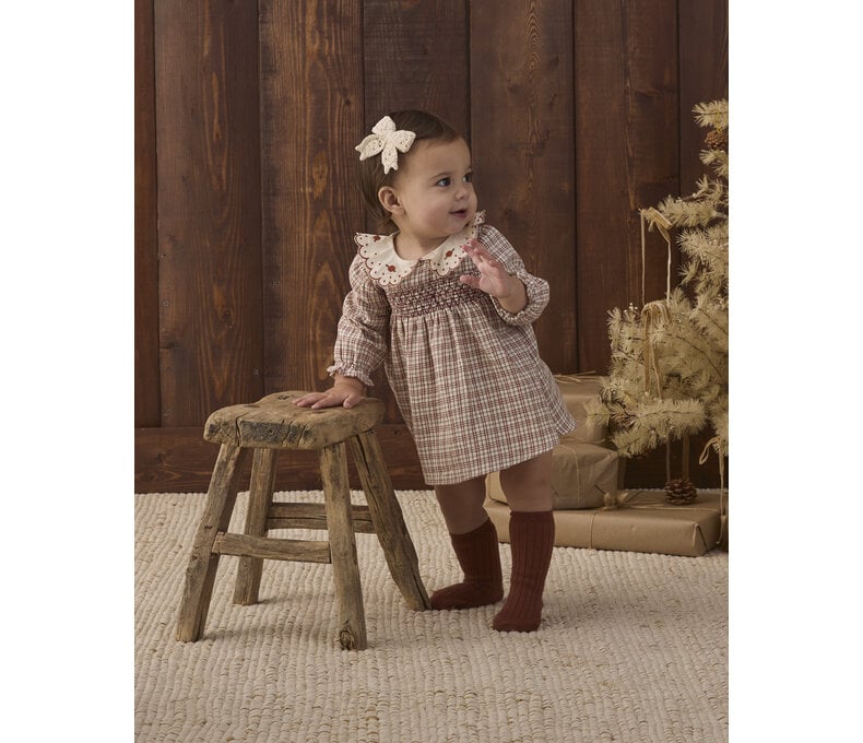 Callie Dress in Christmas Plaid