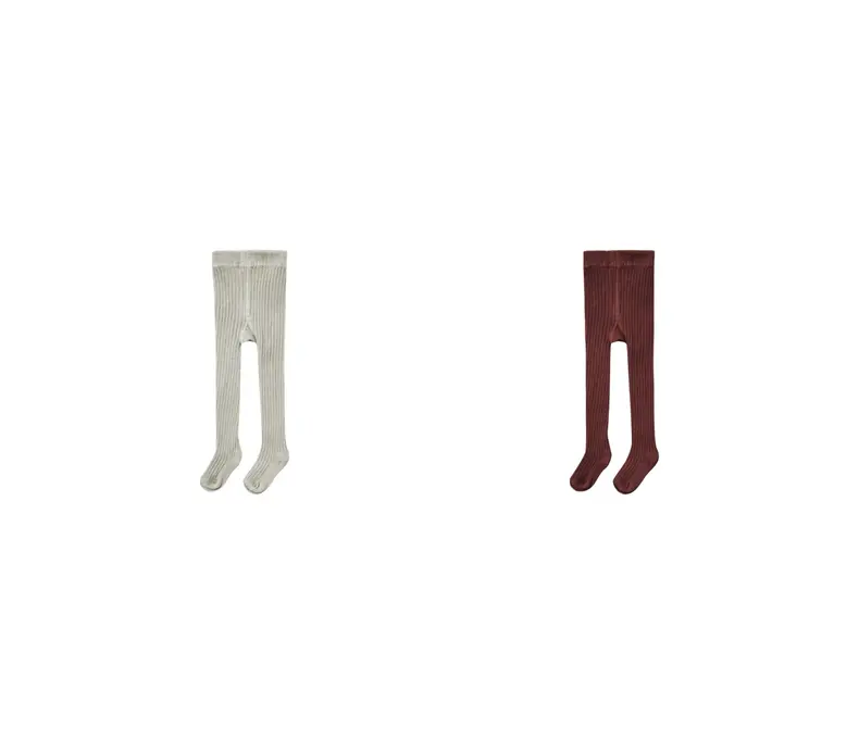 Girls Tights in Black Cherry or Laurel