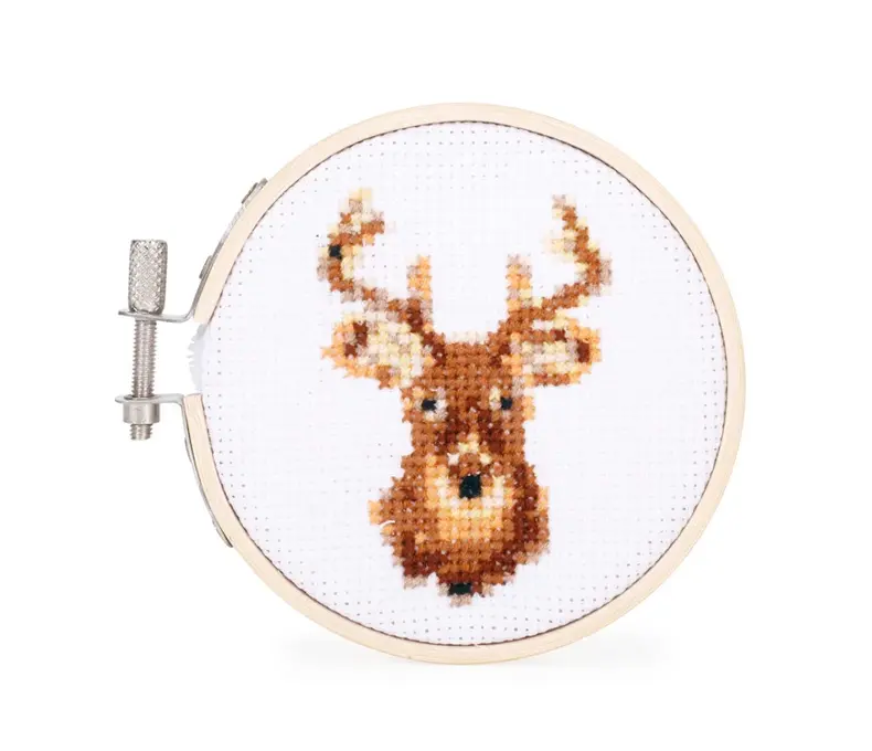 Mini Cross Stitch Kit - Sunflower or Deer