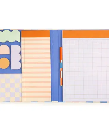Inkerie Notepad with Sticky Notes Set and Pen