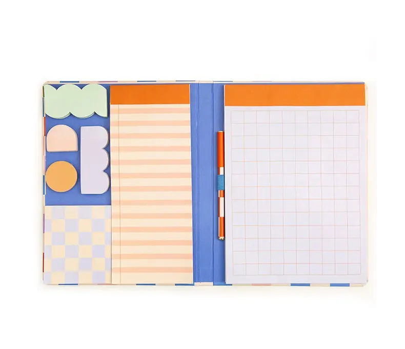 Inkerie Notepad with Sticky Notes Set and Pen