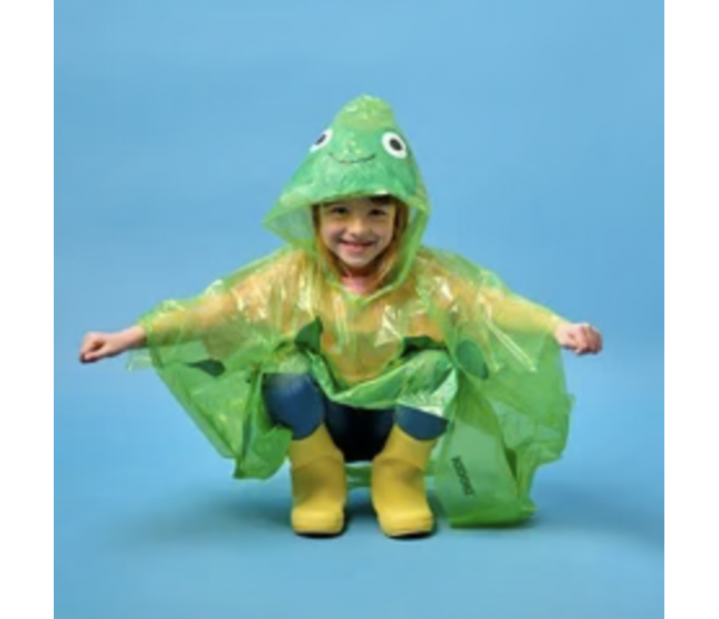 Kidoki Garden Friends Rain Poncho (one)