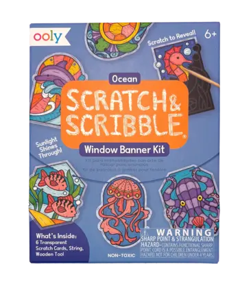 Scratch & Scribble Mini Window Banner Kit