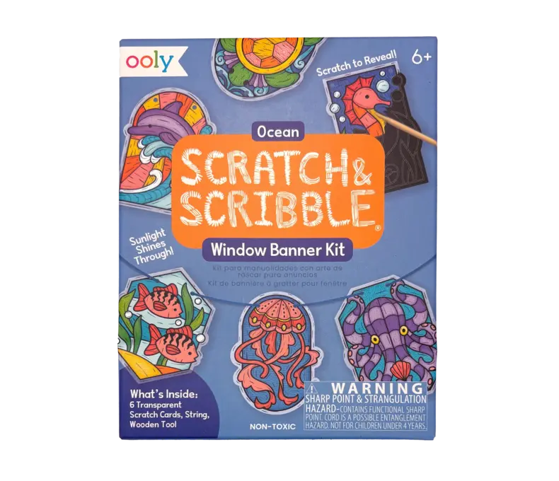 Scratch & Scribble Mini Window Banner Kit