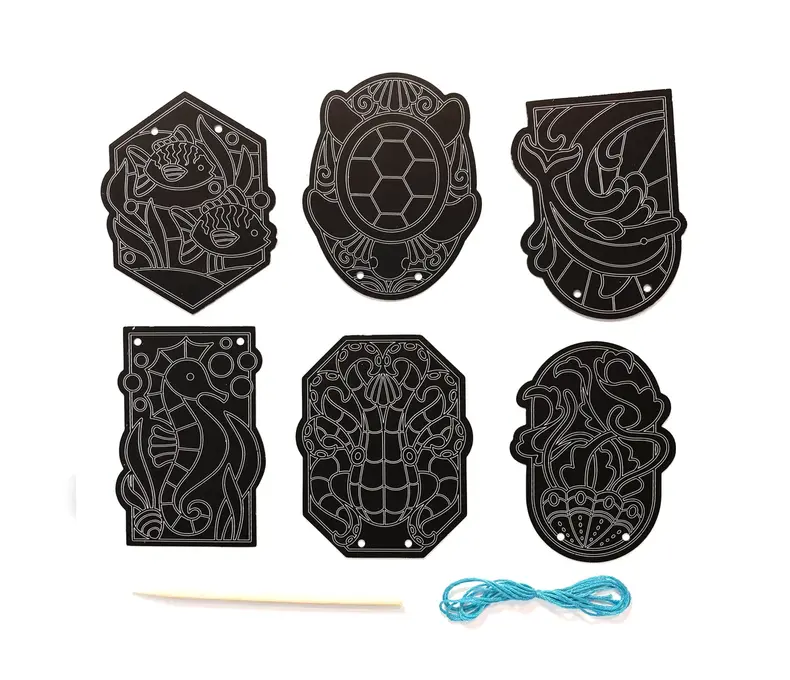 Scratch & Scribble Mini Window Banner Kit