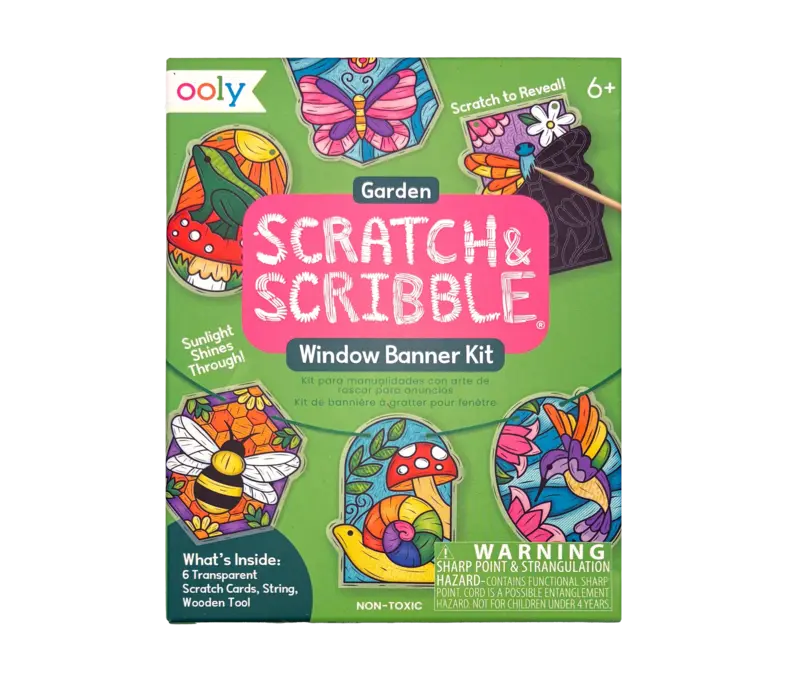 Scratch & Scribble Mini Window Banner Kit