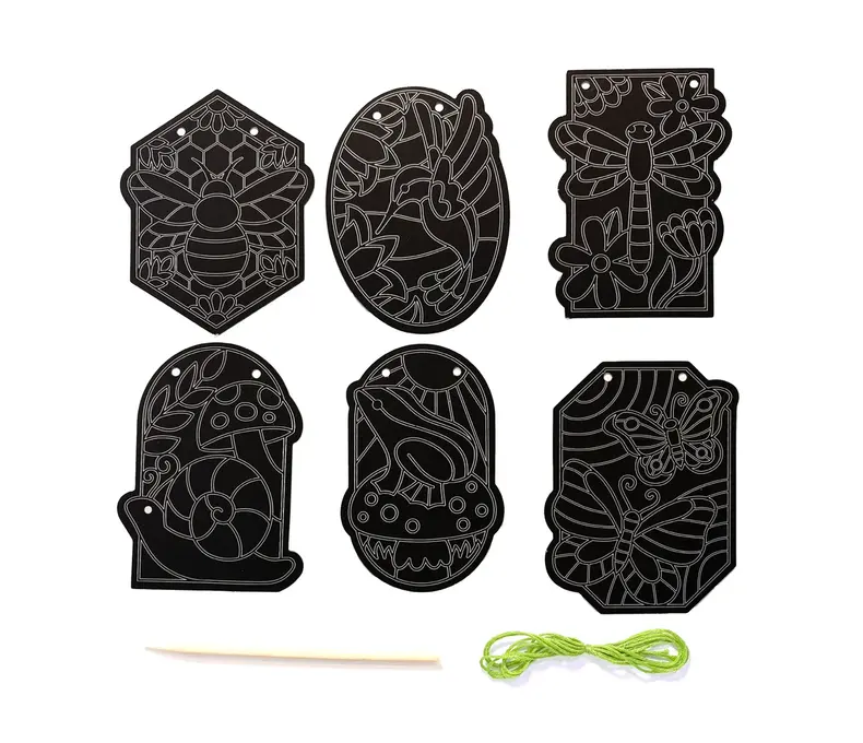 Scratch & Scribble Mini Window Banner Kit