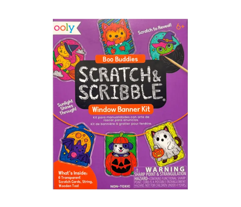 Scratch & Scribble Mini Window Banner Kit