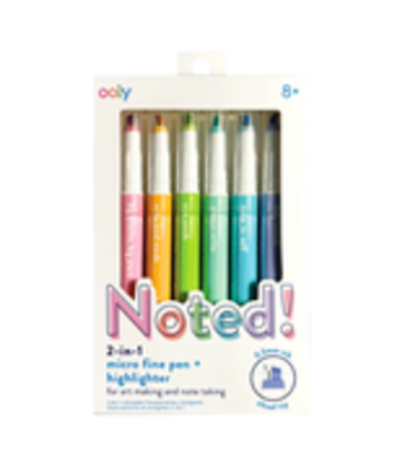 Noted! Pen + Highlighter Set