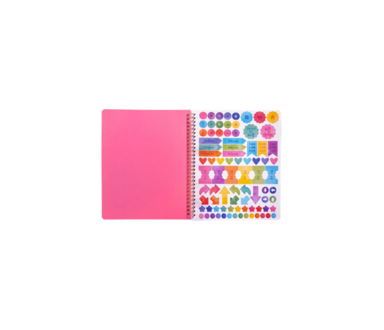 Artful Notes Reverse Colouring Notebook
