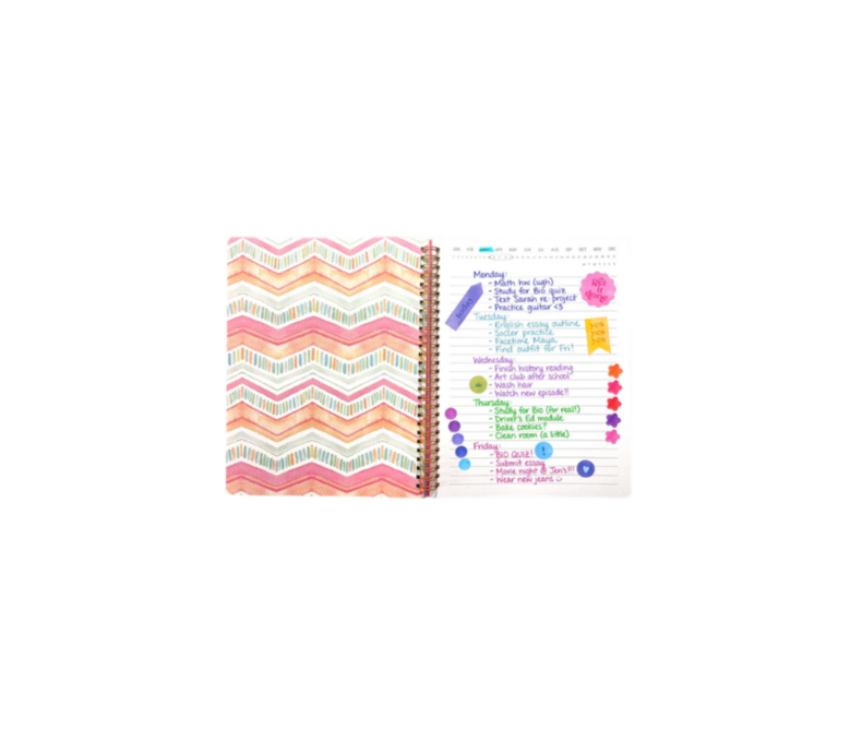 Artful Notes Reverse Colouring Notebook