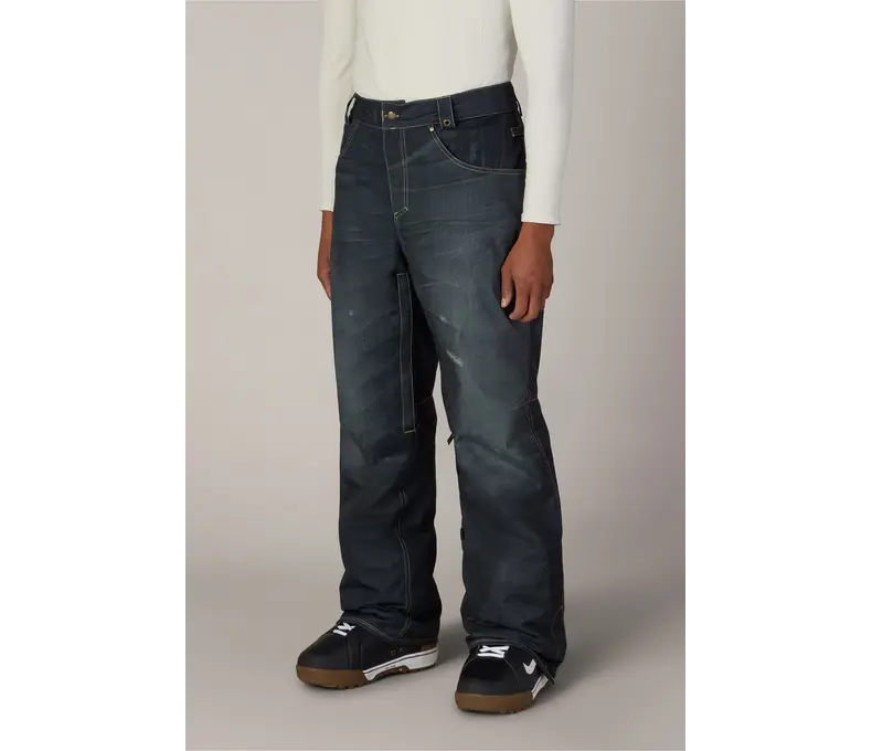 Mens Deconstructed Denim Insulated Pant
