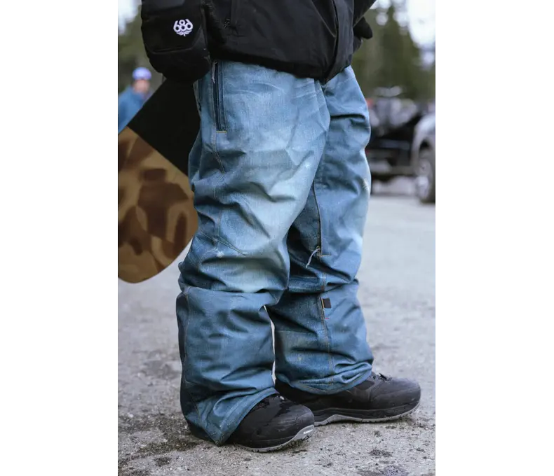 Mens Deconstructed Denim Insulated Pant
