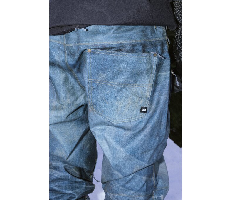 Mens Deconstructed Denim Insulated Pant