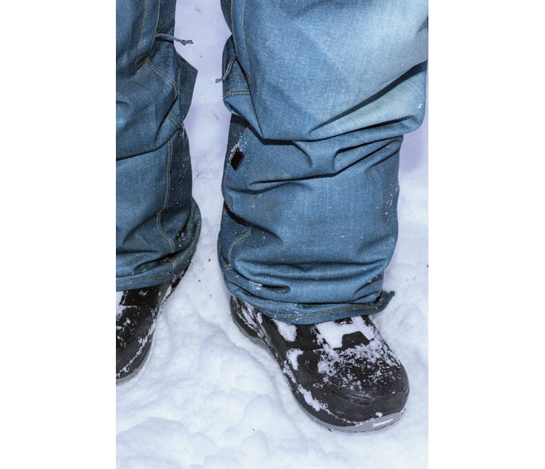 Mens Deconstructed Denim Insulated Pant