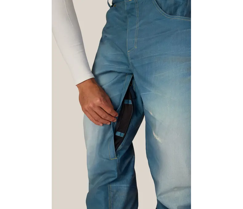 Mens Deconstructed Denim Insulated Pant