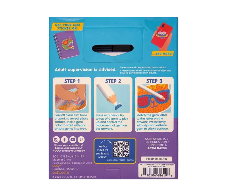 Mini Razzle Dazzle Gem Sticker Kit
