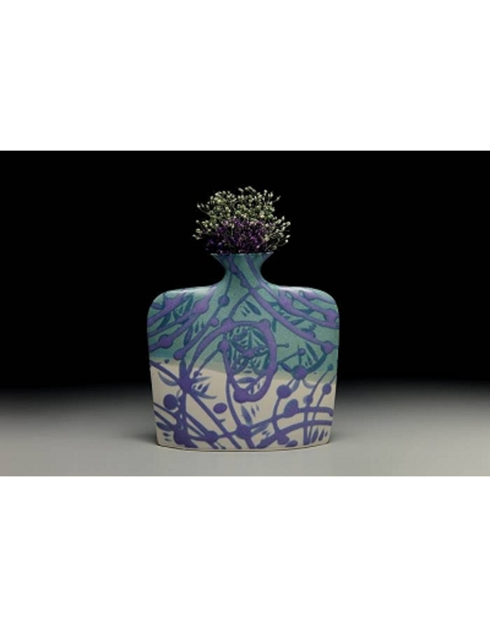 Earth & Sky Pottery Porcelain Slab Flower Vase (Md, ESP)