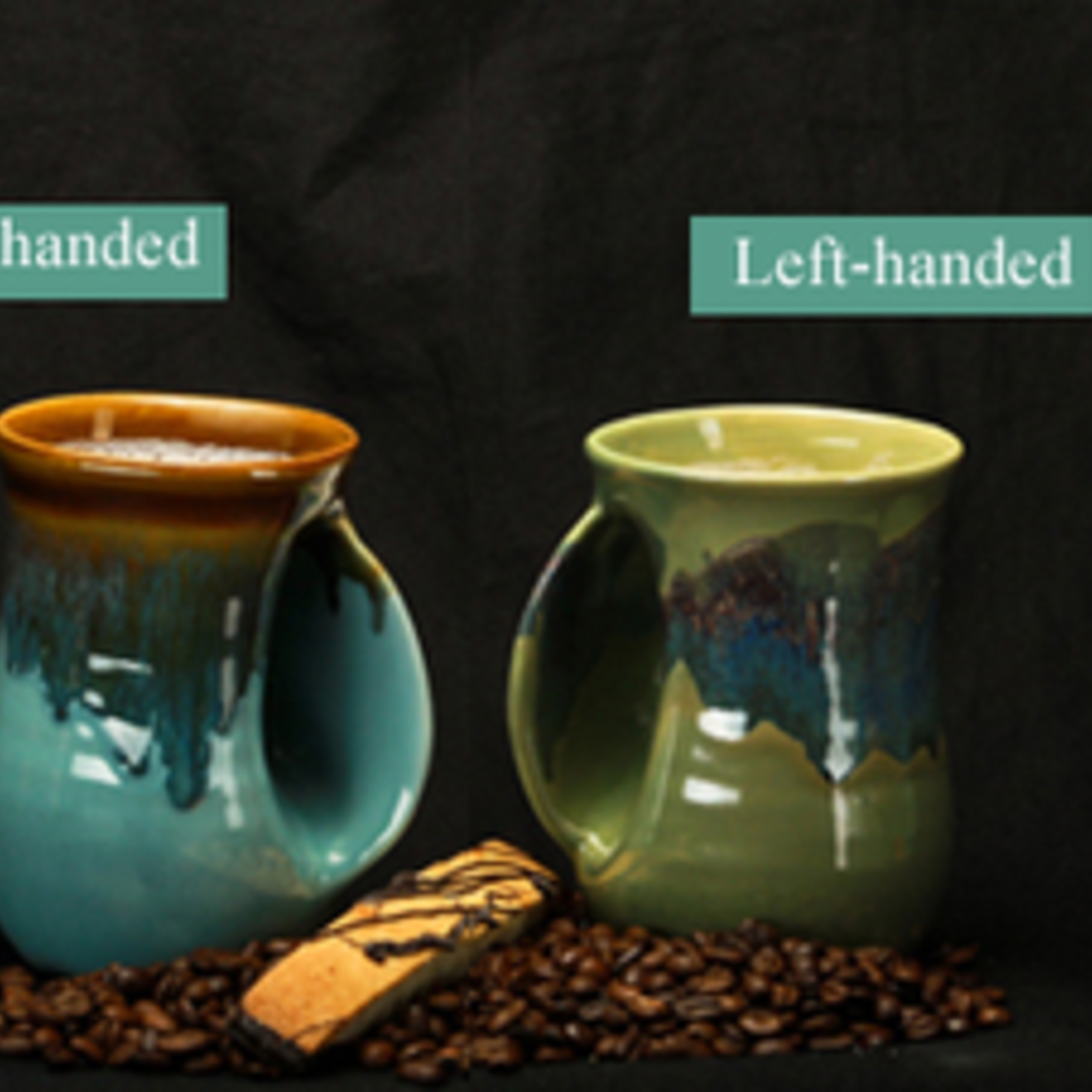 Hand Warmer Mug - Right - Mocha — HandCraft House