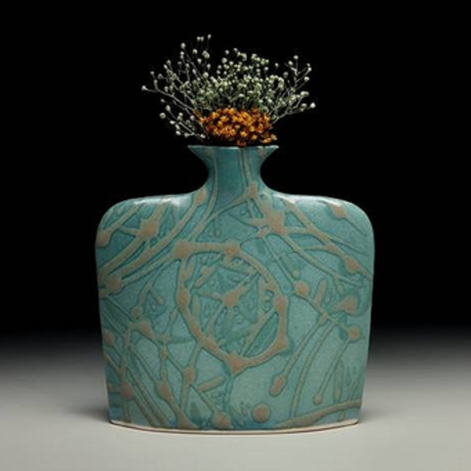 Earth & Sky Pottery Porcelain Slab Flower Vase (Sm, ESP)