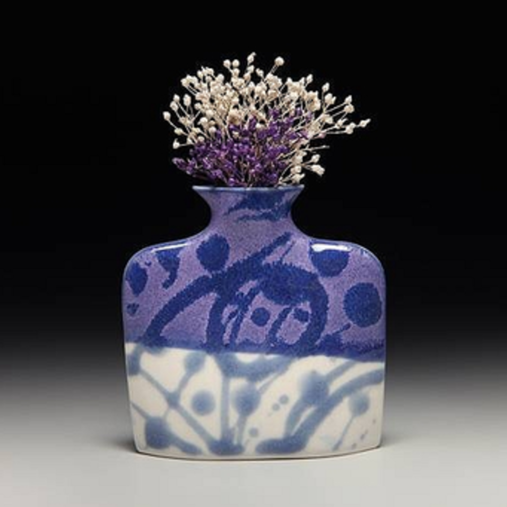 Earth & Sky Pottery Porcelain Slab Flower Vase (Sm, ESP)