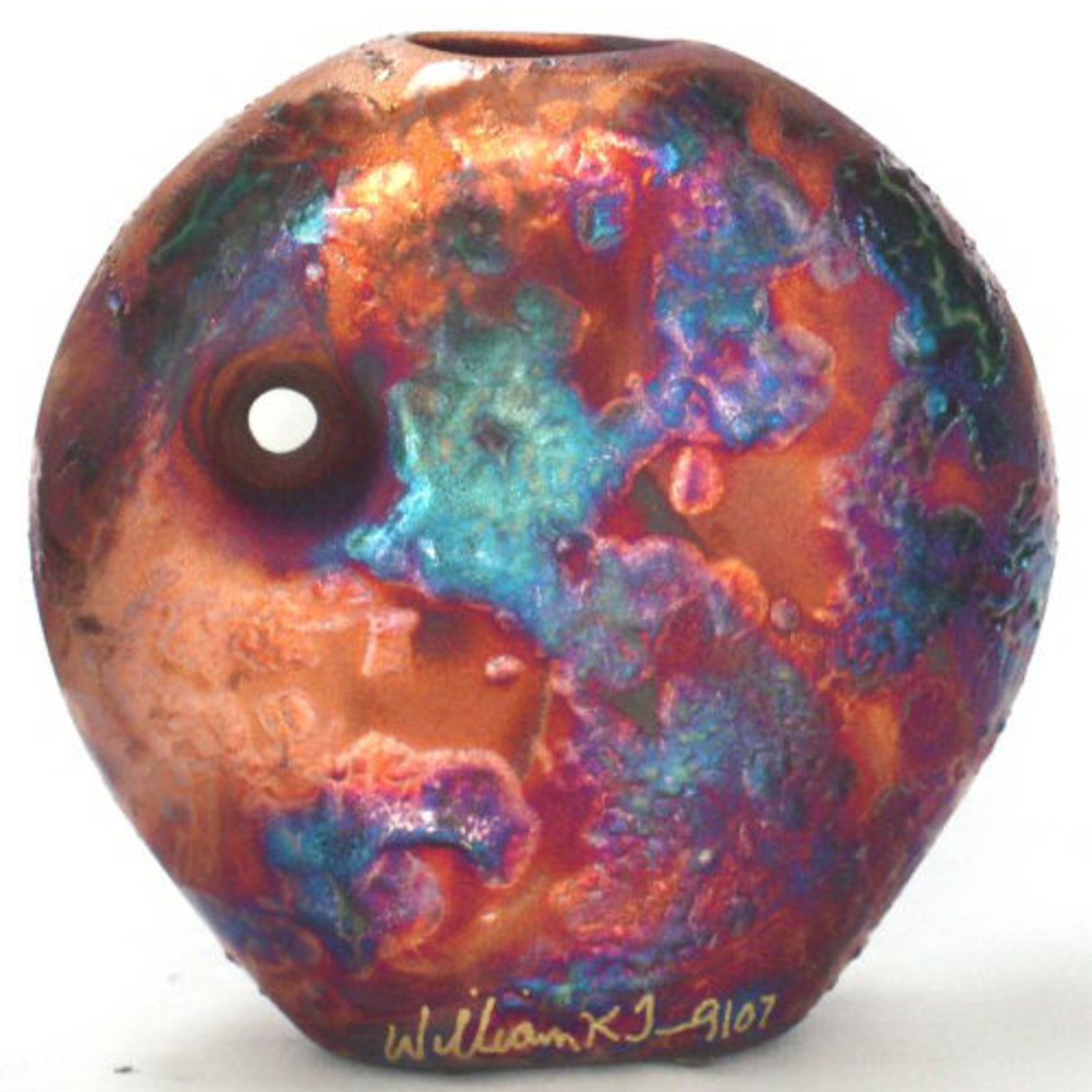 Raku Art SMALL NORMA VASE (RAKU, #019)