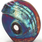 Raku Art TINY DYNASTY VASE (RAKU, #020)