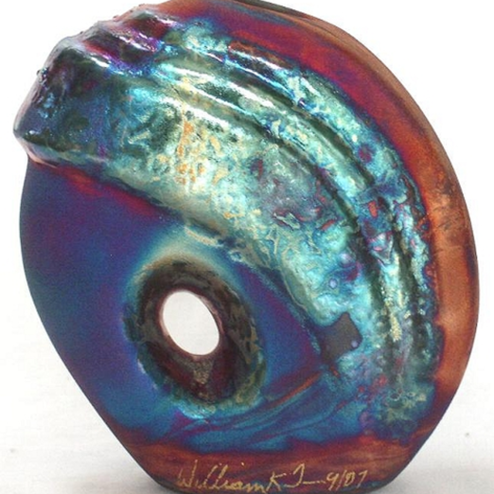 Raku Art TINY DYNASTY VASE (RAKU, #020)
