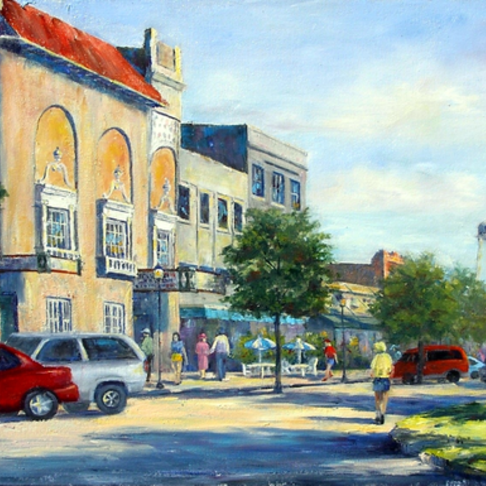 Afternoon Along Flagler (Print, Matted, 11x14, RUTH)