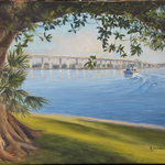Approaching the Roosevelt (Print, Matted, 11x14, RUTH)