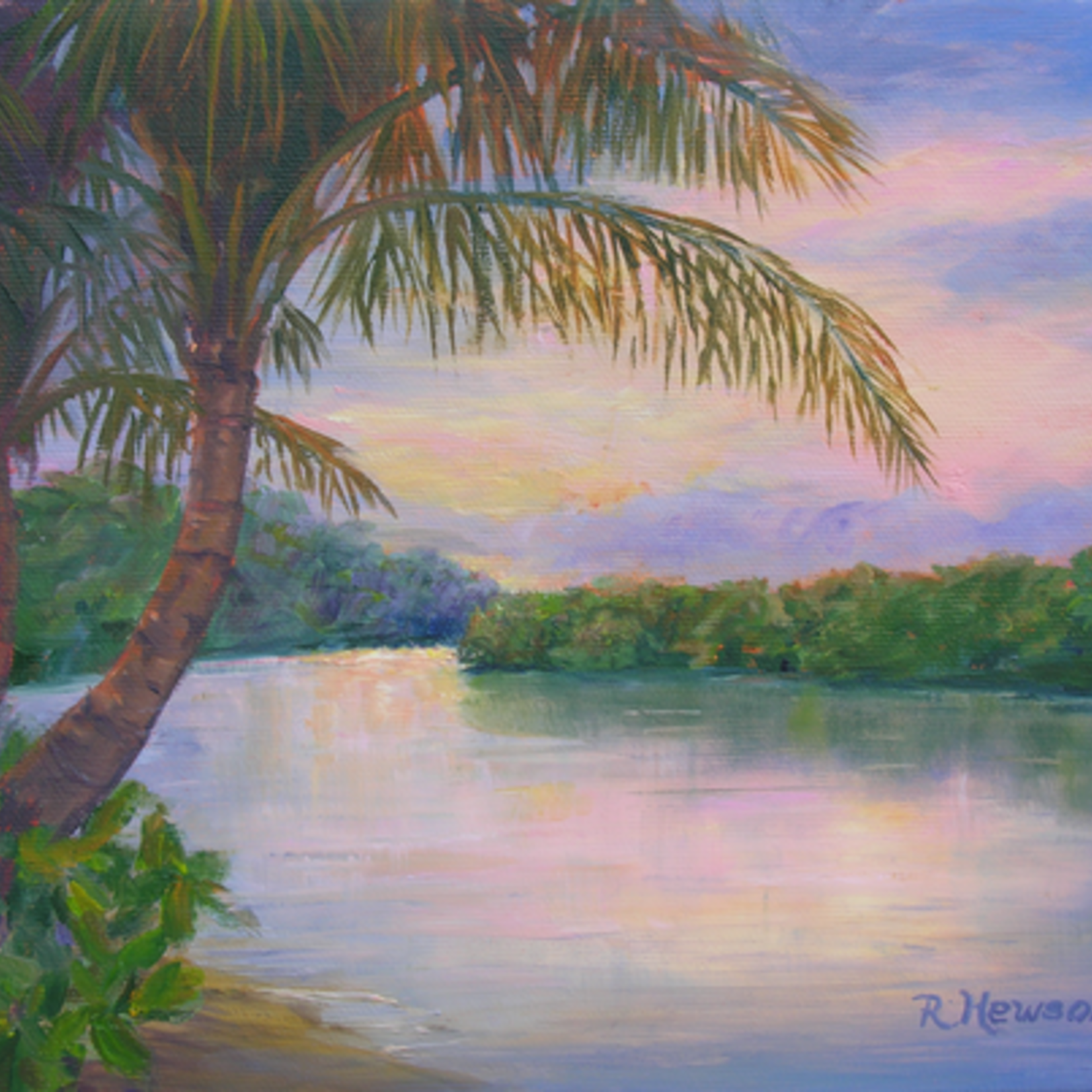Bessey Creek Sunset (Print, Matted, 11x14, RUTH)