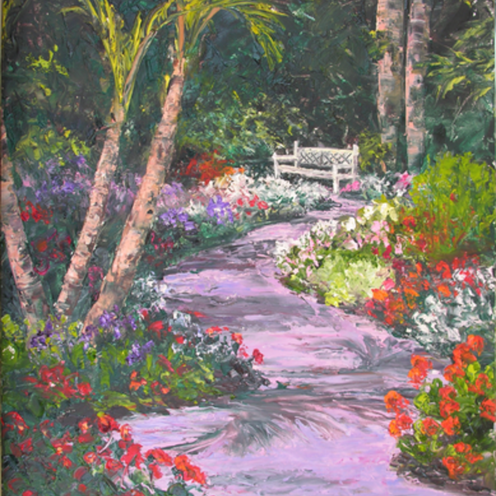 Hallowed Grounds Garden (Print, Matted, 11x14, RUTH)