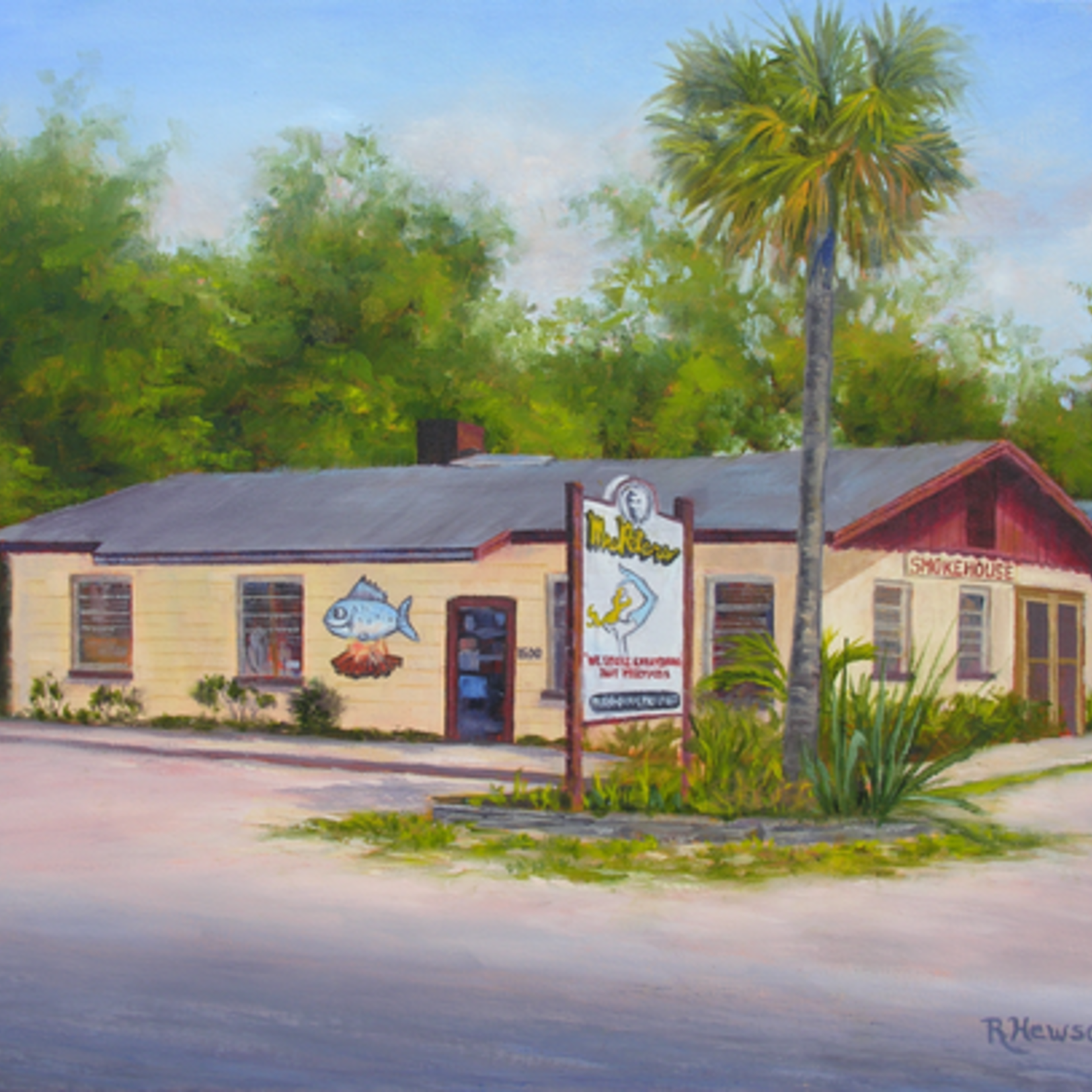 Mrs. Peter's Smokehouse (Print, Matted, 11x14, RUTH)